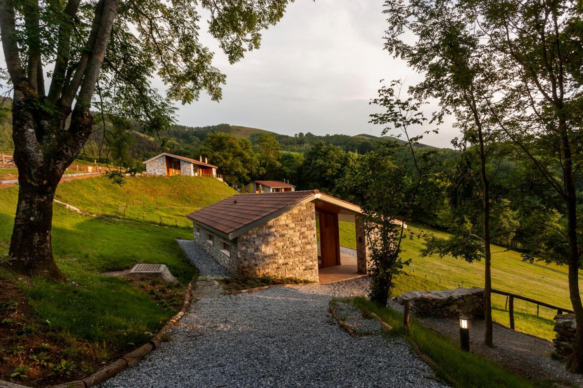 Cabanas Deluxe Basajaun Basoa By Irrisarri Land Igantzi 객실 사진